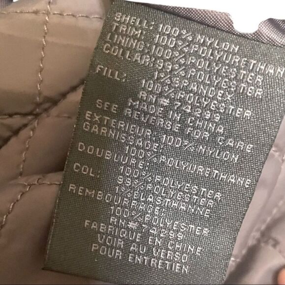 STEVE Madden Quilted Coat Gray Leopard Lining Zip Knee Length Womens M - Picture 8 of 9